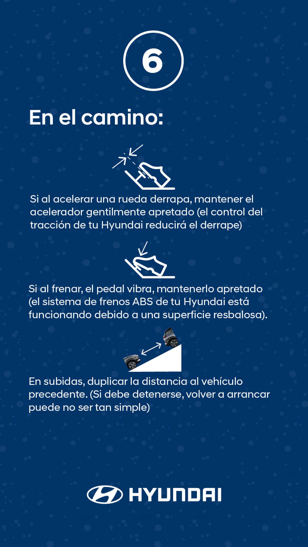 Consejos para la nieve hyundai